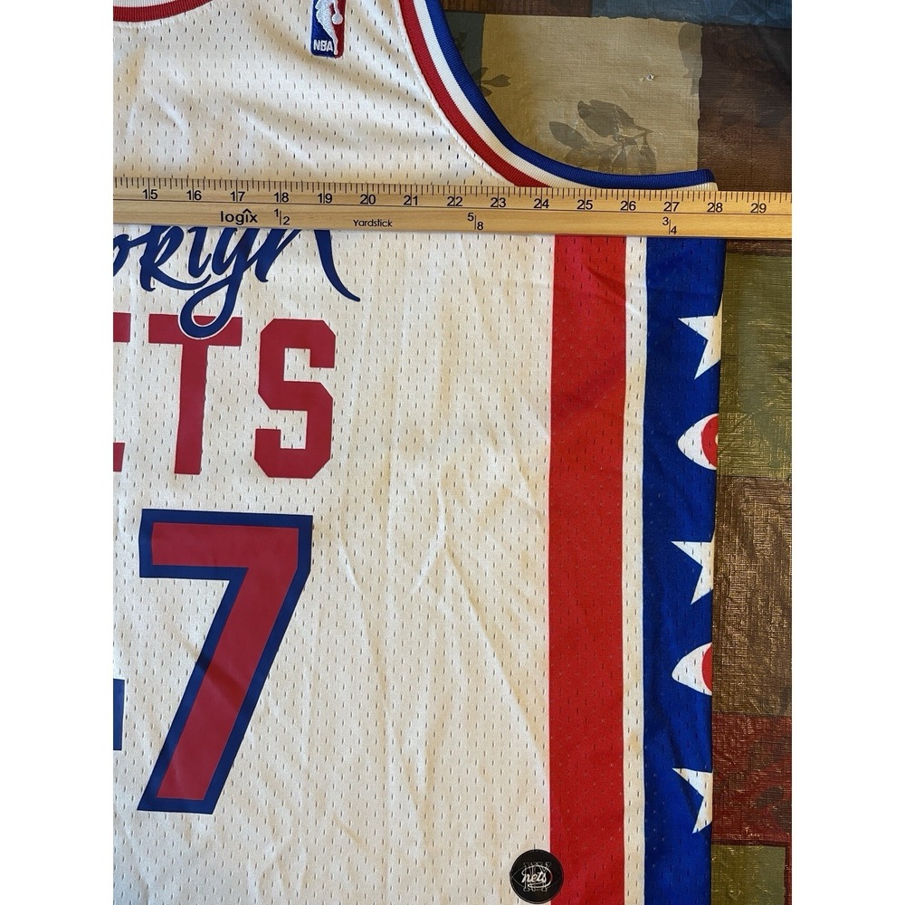 Men's 3XL NWOT Brooklyn Nets Badmon #47 Joey Bada$$ Mitchell & Ness Jersey Remix - Picture 10 of 11